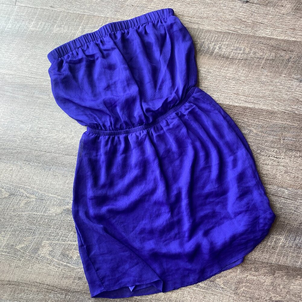 Express Sheer Tube Top Dress S